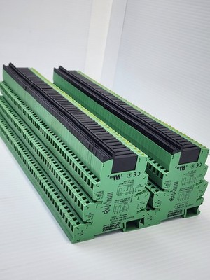 Lot of 10 Phoenix Contact PLC-BSP-24DC/21 Base & 2966595 Relay