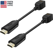HDMI over Ethernet Cat5E / Cat6 RJ45 Ethernet Cable, Male to Female HDMI to RJ45
