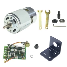 775 DC Motor 12V/24V with M10 Connecting Rod Bracket Speed Controller