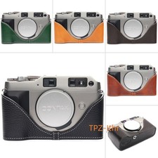 For Contax G1 Handmade Genuine Real Leather Half Camera Case Bag Cover