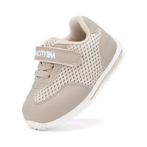 Baby Walking Sneakers Mesh Barefoot Boys Girls 12-18 Months Toddler Camel