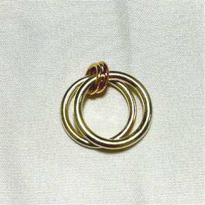 Bague 3 Anneaux Empilables – Style Spinelli Kilcollin, Acier Inoxydable, Taille 58