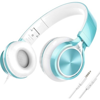 Kabelkopfhörer Mikrofon 3,5 mm Faltbar leicht für Laptop Smartphone Headset