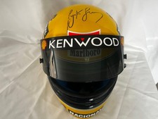 Ayton Senna Signed  Helmet With Certificate Of Authentication