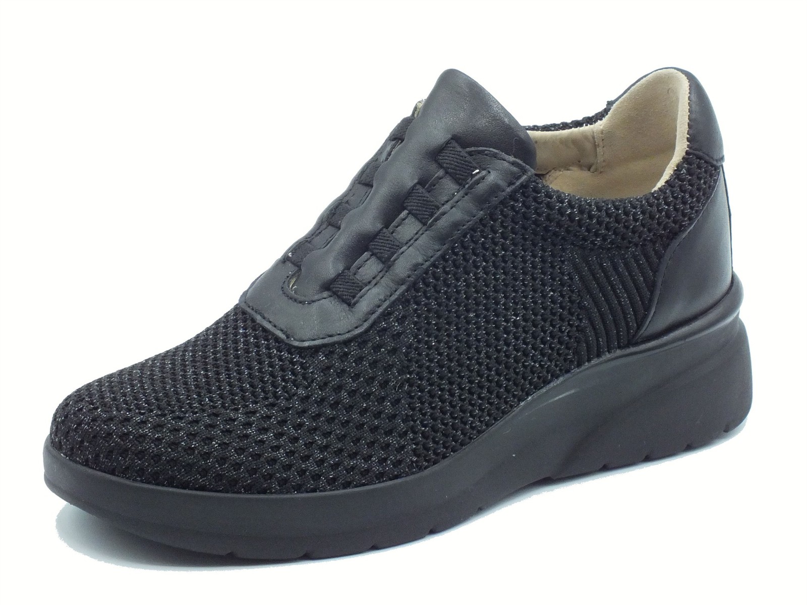 Sneakers Melluso Walk K55431Z Nero per Donna