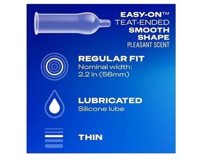 condoms lubricated inside and out New! Moments Inside & Out Lubricated Condom