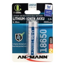 ANSMANN 1307-0000 Li-Ion Akku 18650