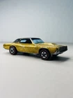 Hot Wheels Redline Custom T-Bird Gold HK Original Vintage Car 1968