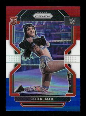 2022 Panini Prizm WWE #188 Cora Jade Red, White and Blue