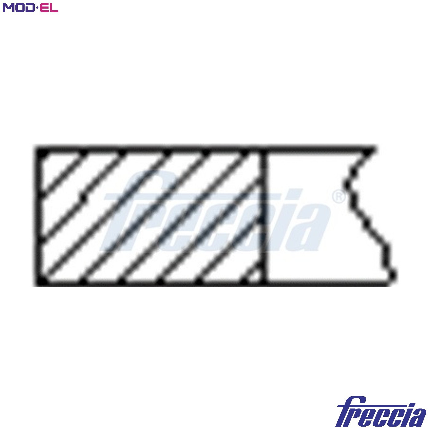 4x PISTON RING KIT FR10-536600 FOR G4HG 1.1L 4cyl