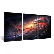 KREATIVE ARTS - Space and Universe Stretched Canvas Print - Space Landscape P...