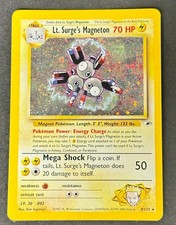 Lt. Surge's Magneton - Gym Heroes - 8/132 - Holo Rare - LP - WOTC - Pokemon on eBay