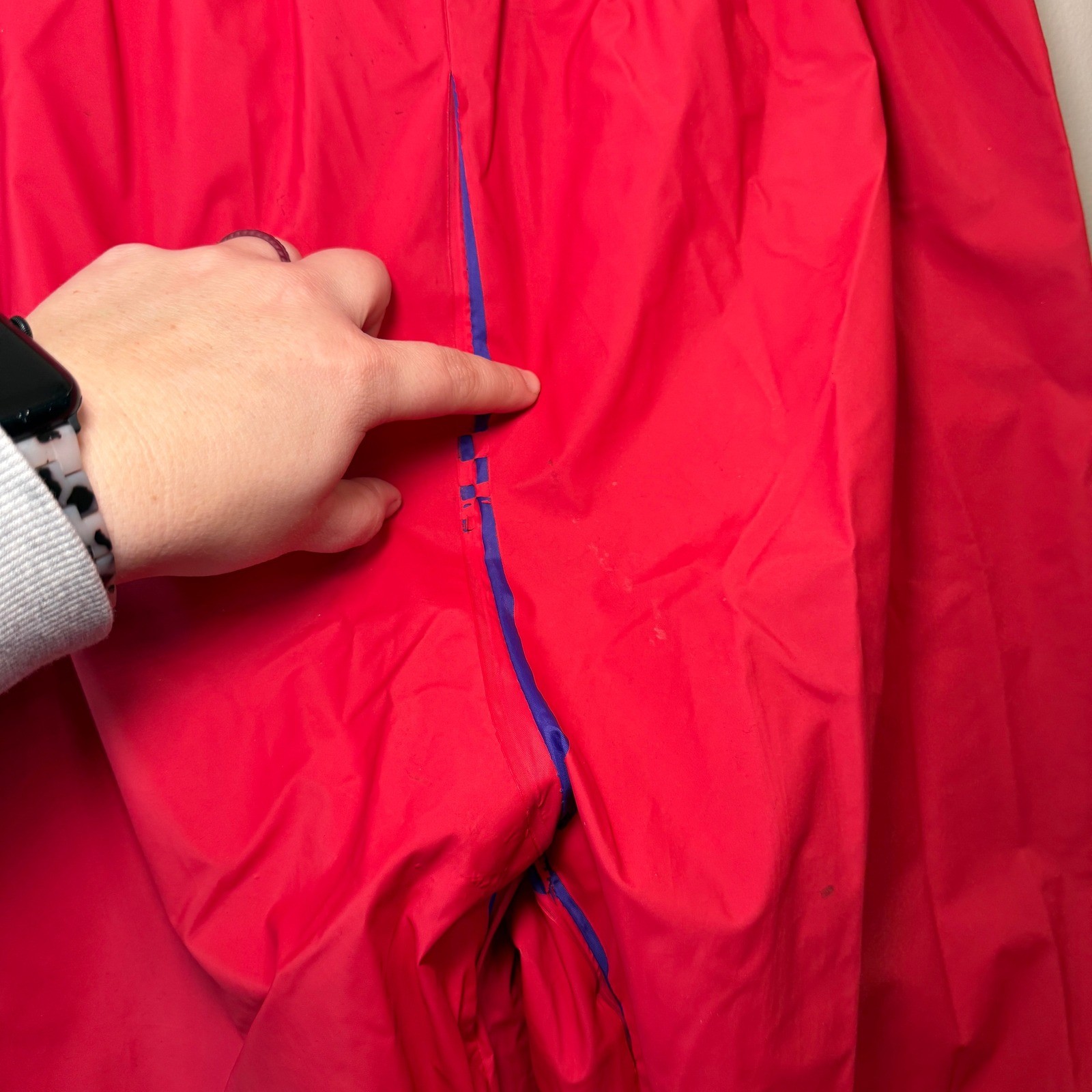 Columbia Sportswear Men's Vintage Red Rain Suit Jacket Pants Set Size Medium thumbnail 16