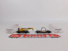 Fleischmann Piccolo N Gauge DC 2x Freight Car DB 8217 Kran TOP+OVP