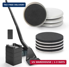 Furniture Lifter Tool 8-Pack of 3.5" Sliders, Save 80 Effort, Safely and Easi