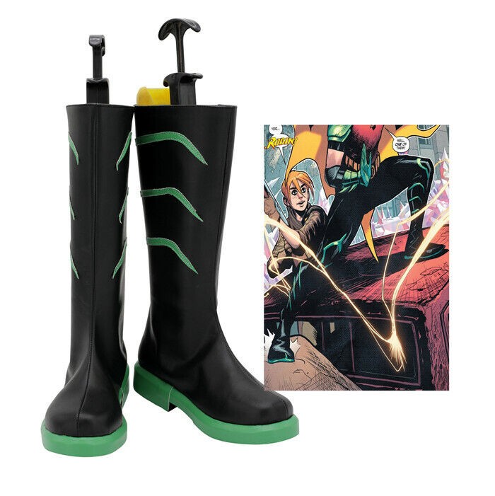 Young Justice Tim Drake Red Robin Cosplay Shoes Costume Shoes