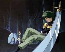 Magic Knight Rayearth Ferio Fuu Animation Cel W Original Background Anime Ep 3 Magic Knight Rayearth Ferio Fuu Animation Cel W Original Background Anime Ep 3