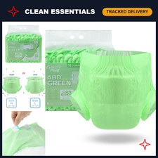 Absorbent Disposable Diapers - 10 Pack Protective Underwear, Dry Surface, Large