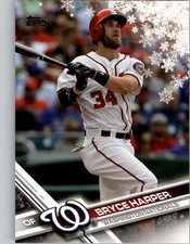 2017 Topps Walmart Holiday Snowflake #HMW200 Bryce Harper - BB