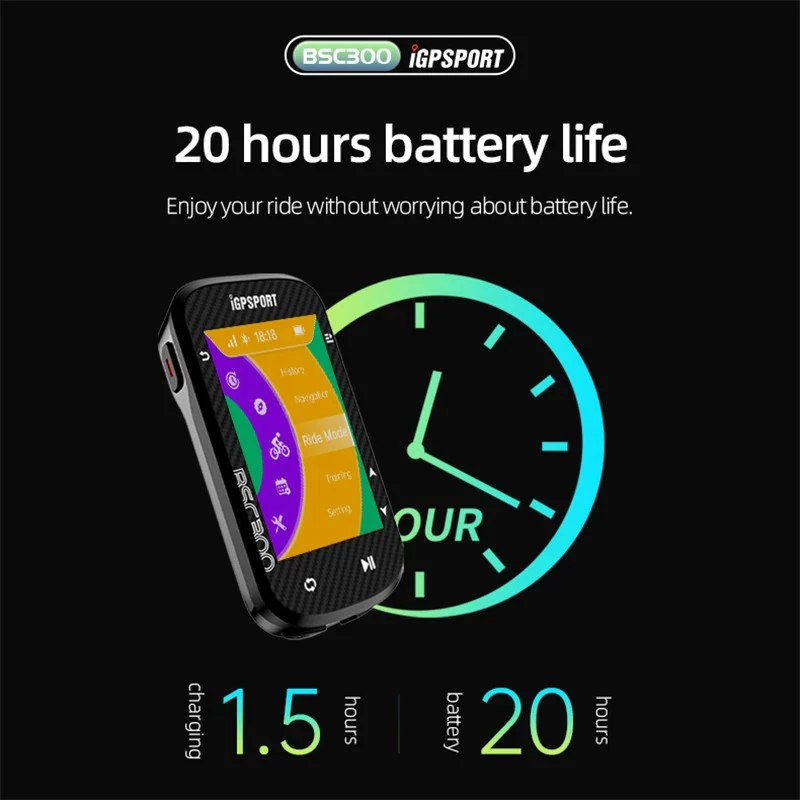 ANT+ Wireless Bike Speedometer Bluetooth Route Navigation Notification Odometer - Image 3 of 4
