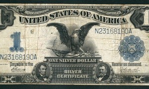 $1 1899 (( BLACK EAGLE )) Silver Certificate ** PAPER CURRENCY AUCTIONS **