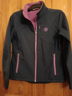 Dublin ladies soft shell blue pink Jacket Size M