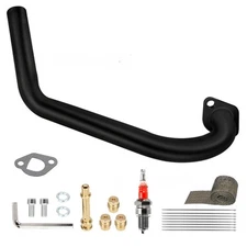 Mini Motorcycle Exhaust Pipe CT200U MB200 BT200X Predator 212cc Kart Parts