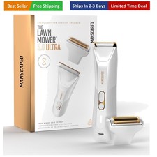 The Lawn Mower 5.0 Ultra Men's & Women's Groin & Body Hair Trimmer – Dual-Hea...