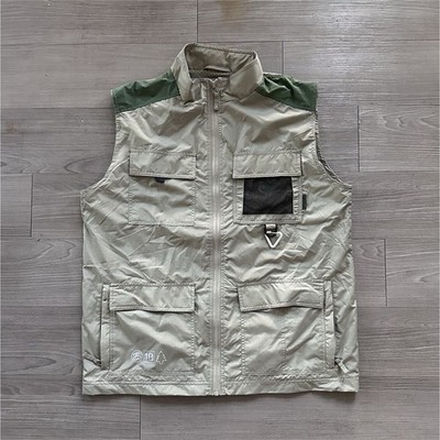 Stussy Expedition Utility Vest Green Size: L Multiple Pockets Outdoor Mens