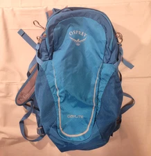 Osprey Daylite Backpack Blue Daypack Hiking Running Unisex Nylon