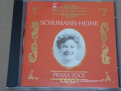 ERNESTINE SCHUMANN-HEINK prima voce (old nimbus) NM/VG+ (CD Album, Klassik)