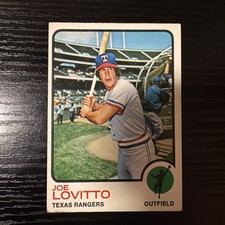 1973 Topps - Joe Lovitto #276 (RC)