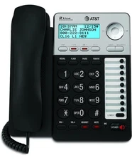 AT&T Corded Telephone with Caller ID - Silver/Black (AT ML17929)
