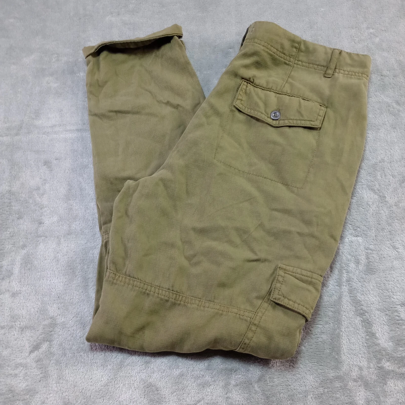 Dex Black Tape Endless Style Cargo Pants Womens Sz Medium Olive Drab Green