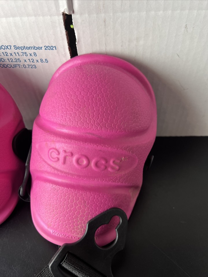 Crocs Brand Pink Foam Knee Pads for Work Construction Gardening Leg