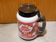 New 7-ELEVEN Whirley BIG GULP 52 oz Zap Thirst Insulated Travel Mug VTG HTF Rare