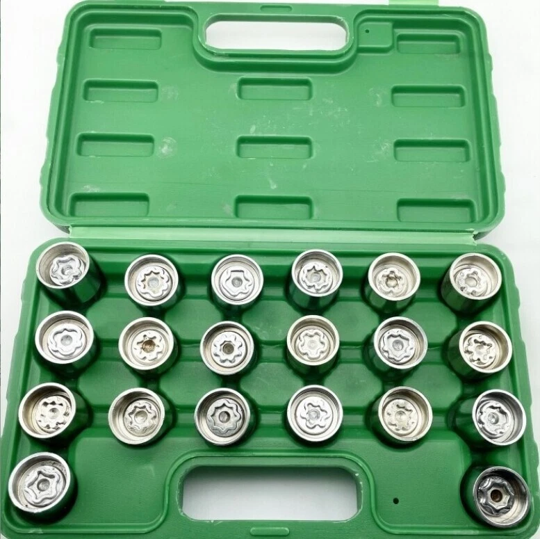 Набор ключей для замка колеса Audi 20 шт.: главный инструмент для снятия болтовых гаек и ключи безопасности - Изображение 2 из 4