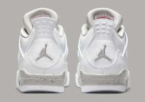 Nike Air Jordan 4 Retro Mid White Oreo Jordan 4 Oreo GS DJ4699-100 - Foto 5 di 8