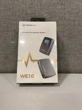 Mirfak WE10 Dual Wireless Microphone System Transmitter Receiver Recording