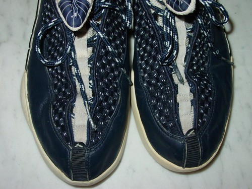 2000 Nike Air Jordan 15 OG "Obsidian" White/Metallic Silver Shoes! Size 10.5 - Picture 7 of 12
