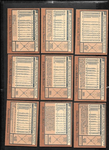 1978 OPC O PEE CHEE TOPPS MLB BASEBALL CARD 122-242 & WRAPPER SEE LIST - Picture 9 of 247