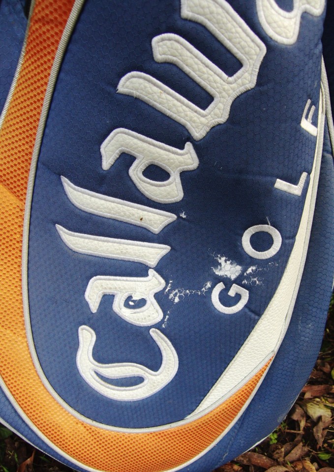 7 Division Callaway Blue Carry Trolley Cart Golf Clubs Bag* eBay