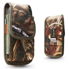 Camo TREE Heavy Duty Nylon Holster Pouch Belt Clip fit with HEAVY DUTY Case On