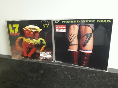 2 x L7 Special Edition Cds- Monster, Pretend We're Dead