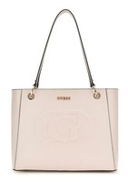 Guess Eco Mietta Noel Tote Schultertasche Tasche Stone Beige Neu