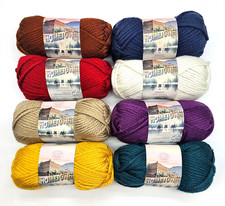  3 Pack Lion Brand Yarn Hometown Super Bulky - 3 Skeins CHOOSE COLOR SKEIN