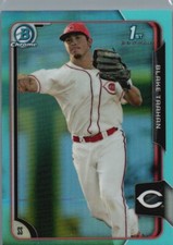 2015 Bowman Draft #43 Blake Trahan Chrome Blue Sky Refractors