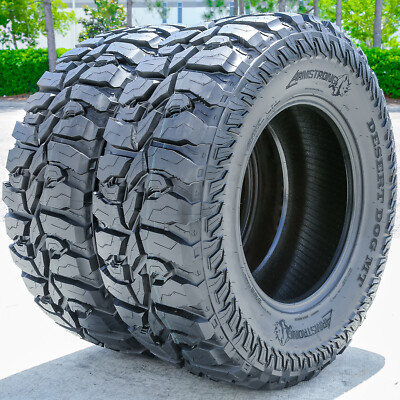 2 Tires Armstrong Desert Dog MT LT 35X12.50R18 Load F 12 Ply M/T Mud
