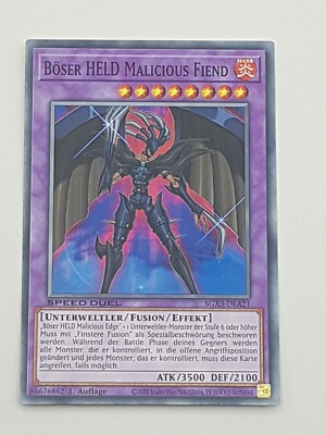 Yu-Gi-Oh! Einzelkarte Böser Held Malicious Fiend NM