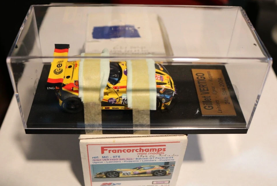 1/43 GILLET VÉRTIGO #100 SPA 24 HR. Leinders Ugeux 2004 cuppens Francorchamps Foto 2 de 4